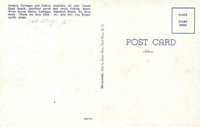 Broadworths Huron Shores - Old Postcard And Promos (newer photo)